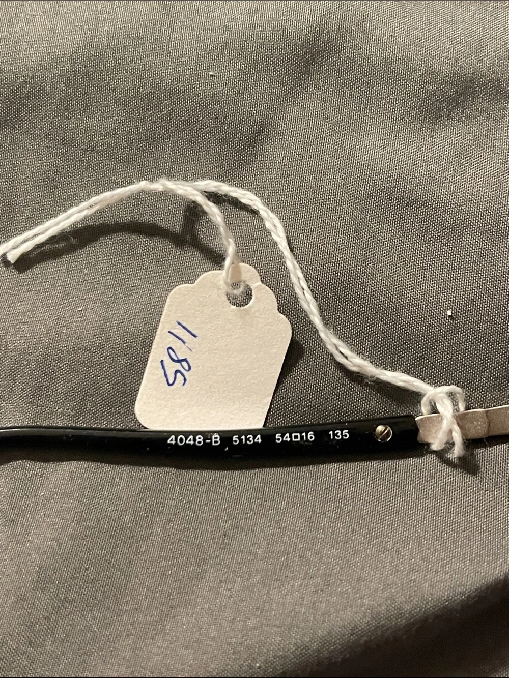 Bulgari Black Rectangular Crystal-Trim Eyeglasses